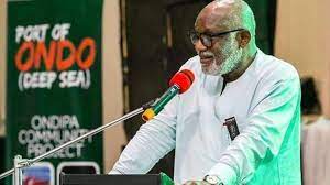FG’s approval of port of Ondo, cheering - Akeredolu 